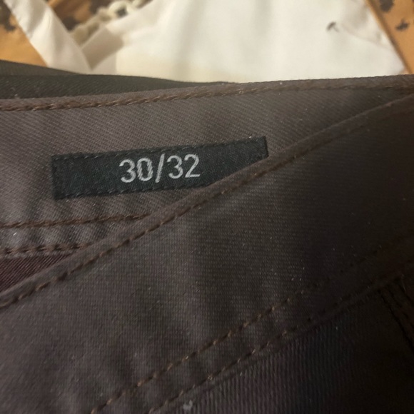 Men’s, Brown, coated pants. - Picture 8 of 9